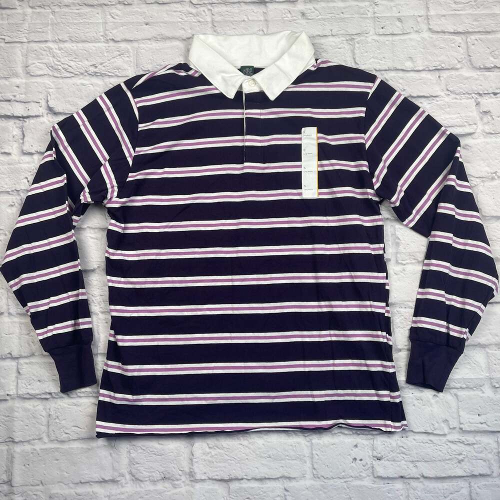 Wild Fable Women's Stripe Collared Shirt Size Small